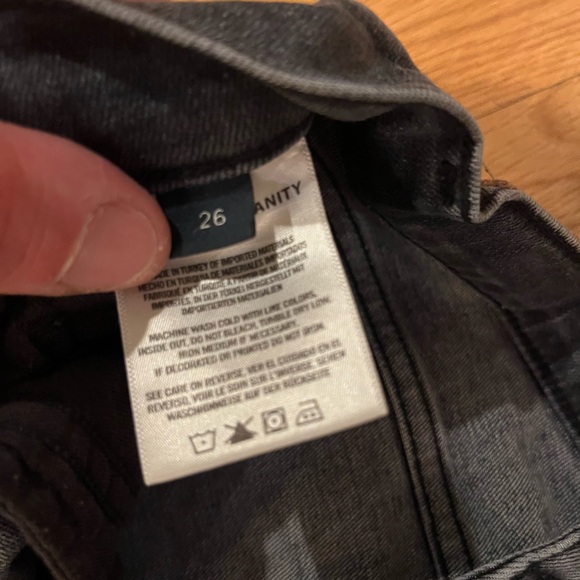 Citizens of Humanity Olivia Ankle Gray Jeans Size 26 - Picture 4 of 6